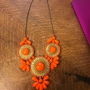 Orange Statement Necklace